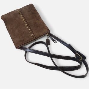 Coach Vintage Suede Leather Legacy SoHo Crossbody EUC